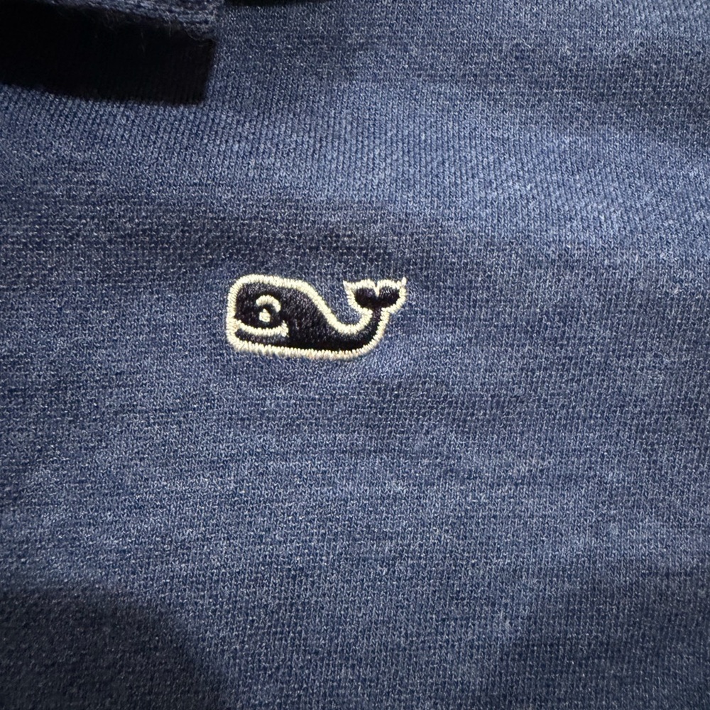 🖤Vineyard Vines Classic Blue Kids Polo - Picture 4 of 4